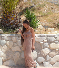 Load image into Gallery viewer, Let's Groove Jumpsuit(Cocoa)