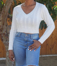 Load image into Gallery viewer, Noel Knitted Sweater(White)