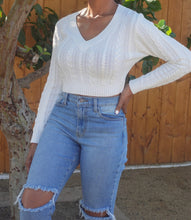 Load image into Gallery viewer, Noel Knitted Sweater(White)