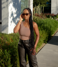 Load image into Gallery viewer, Upscale Urban Timeless Leather Pants( Washed Black)
