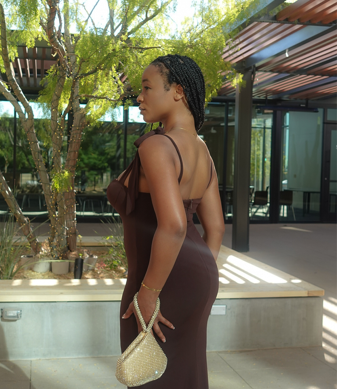 Embracing Elegance Maxi Dress(Rich Brown) – MOUNTMARIAH
