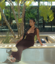 Load image into Gallery viewer, Embracing Elegance Maxi Dress(Rich Brown)
