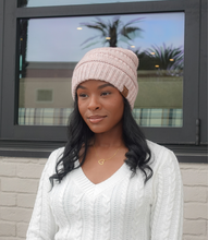 Load image into Gallery viewer, Everyday Knitted Beanie(Light Pink)
