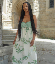Load image into Gallery viewer, In The Jungle Floral Maxi Dress(Green/Ivory)
