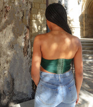Load image into Gallery viewer, Date Night Corset(Emerald)

