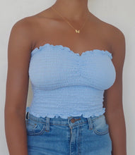 Load image into Gallery viewer, Ryan Ruffle Top(Baby Blue)
